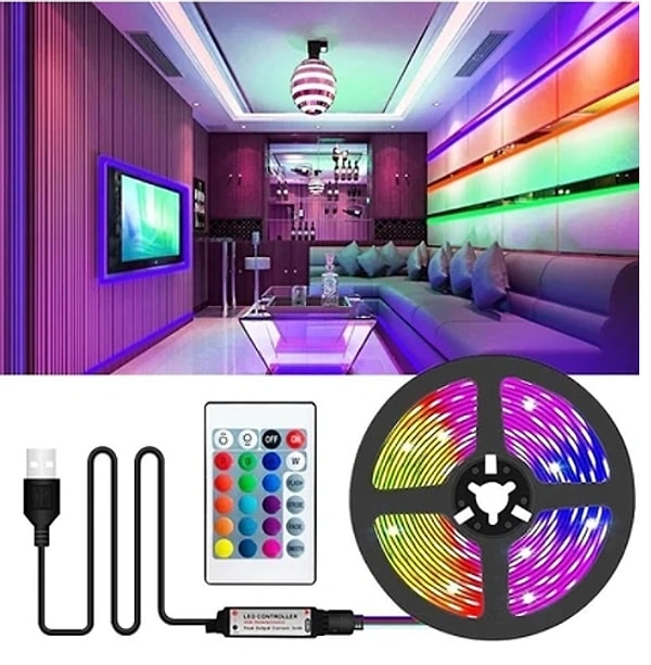 6. Cata CT-4566 Tv Arkası Ambiyans Rgb LED Seti