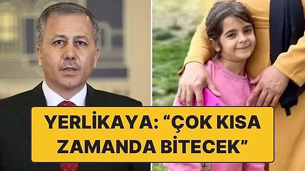 İçişleri Bakanı Ali Yerlikaya, A Haber’de katıldığı canlı yayında 8 yaşında ölüdürülen Narin Güran soruşturması hakkında açıklama yaptı. “Çok büyük üzüntü duyduk” diyen Yerlikaya “Cinayet çok kısa sürede açıklığa kavuşacak” dedi.