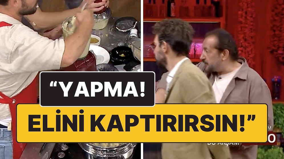 Arkadaşlarıyla Oynarken Parmaklarını Kaybeden Mehmet Şef'in MasterChef'te Yarışmacıya Uyarısı Duygulandırdı