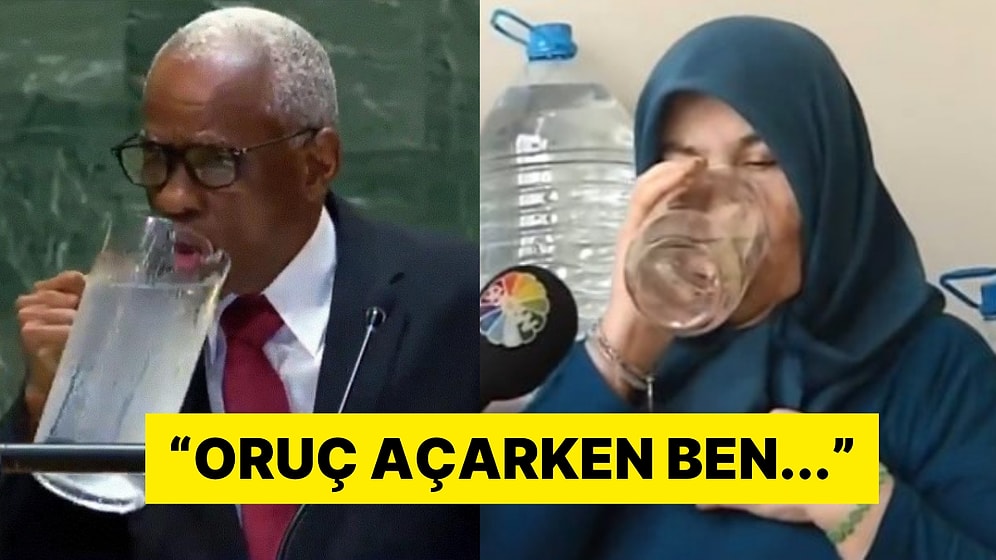 Birleşmiş Milletler Genel Kurulunda Suyu Sürahiden İçen Haiti Devlet Başkanı Dillere Düştü