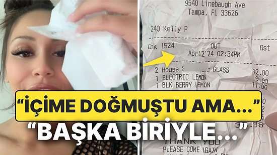 Dünyası Başına Yıkıldı: Sevgilisinin Kendisini Aldattığını Restoran Fişi Sayesinde Öğrenen Kadın