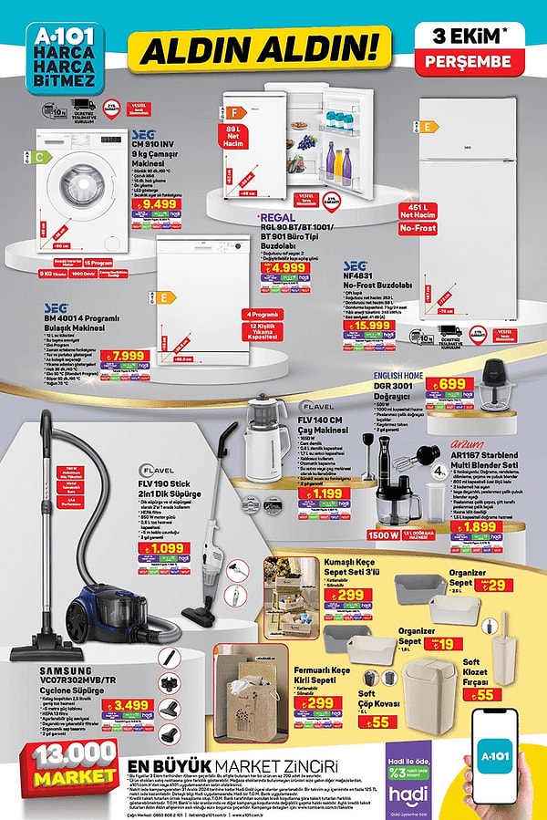 Arzum Starblend Multi Blender Seti 1.899 TL