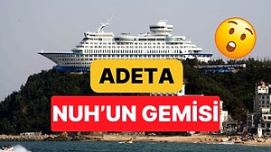 Güney Kore'de Uçurumun Tepesine İnşa Edilen Cruise Gemi Oteli