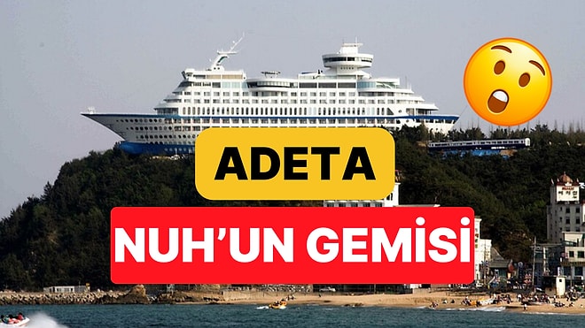 Güney Kore'de Uçurumun Tepesine İnşa Edilen Cruise Gemi Oteli