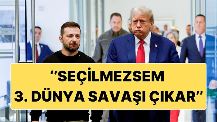 Zelenski ile Görüşen Donald Trump Uyardı: ''Seçimi Kazanamazsam 3. Dünya Savaşı Çıkabilir''