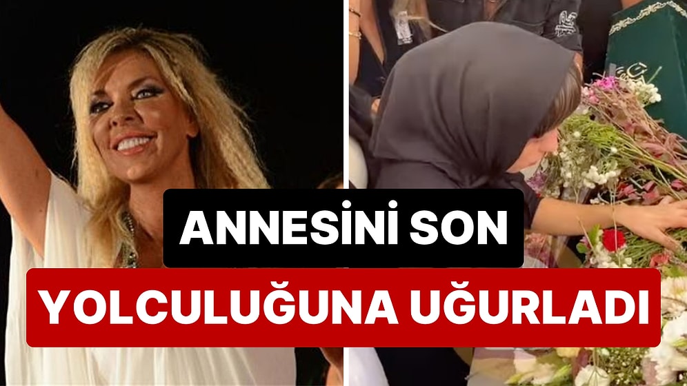 Yeşilçam'ın Efsane İsmi Ahu Tuğba Son Yolculuğuna Uğurlanırken Kızı Anjelik Gözyaşlarına Boğuldu