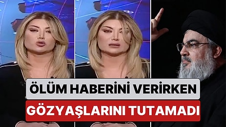 Lübnan Televizyonunda Hizbullah Lideri Hasan Nasrallah'ın Ölüm Haberini Verirken Gözyaşlarını Tutamadı