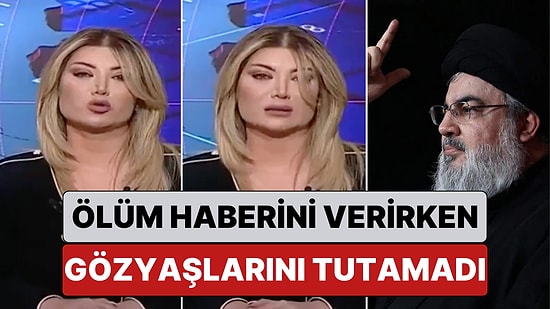 Lübnan Televizyonunda Hizbullah Lideri Hasan Nasrallah'ın Ölüm Haberini Verirken Gözyaşlarını Tutamadı