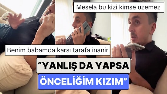 Bir Baba Kızını Tehdit Eden Çocuğu Arayıp "Kibarca" Uyardı: "Yanlış da Yapsa Doğru da Yapsa Önceliğim Kızım"