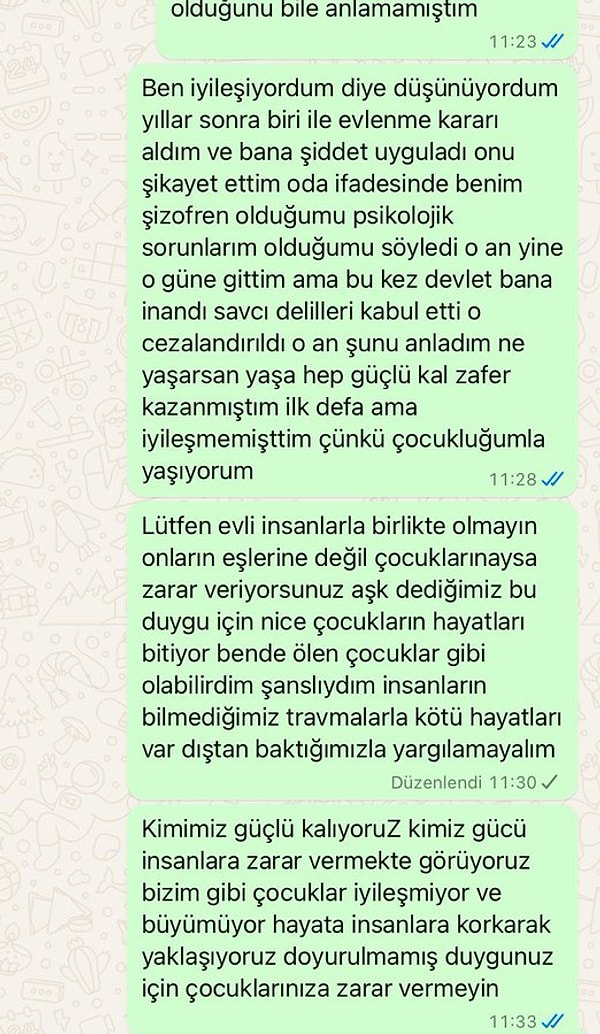 "Doyurulmamış duygularınız için çocuklarınıza zarar vermeyin" 👇