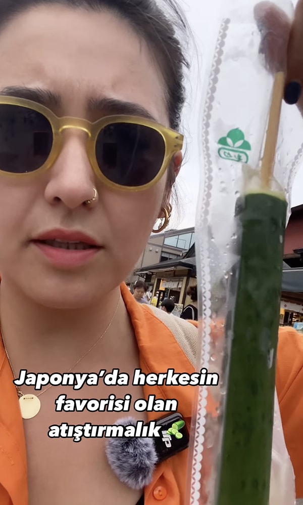 Sosyal medyada viral olan Japon salatalığını deneyen bir Türk, yaşadığı deneyimi çektiği video ile paylaştı.