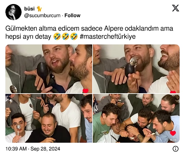 12. Alper bambaşka bir olaysın 😅