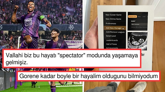 Football Manager Hayranı Adam Eşinin Hamilelik Haberini Müthiş Bir Yolla Aldı