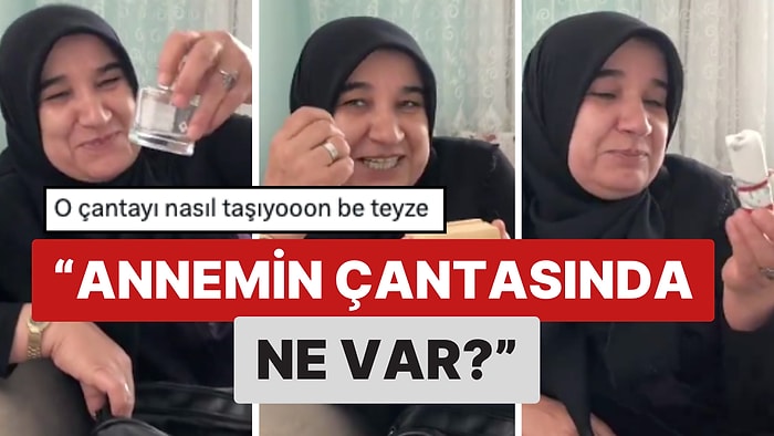 Teyzenin Çantasından Çıkanlar Bildiğiniz Tüm "Çantamda Ne Var?" Videolarını Unutturacak!