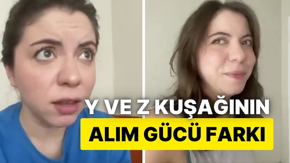 Genç Kız, Z ve Y Kuşağı Arasındaki Alım Gücü Farkını Mizahi Bir Şekilde Ortaya Koydu