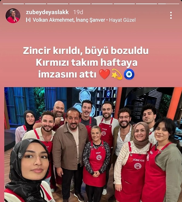 Zübeyde yaptığı paylaşımda ikilinin arasında geçen sohbete imada bulundu.