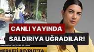 Beyrut'tan Canlı Yayın Yapan Gazeteci Fulya Öztürk ve Kameraman Doğukan Yıldırım'a Müdahale Edildi!