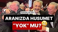İnanalım mı? Altın Koza'da Buram Buram Gerilen Levent Özdilek ve Mehmet Aslantuğ Tepki Çekince Öpüşüp Barışmış