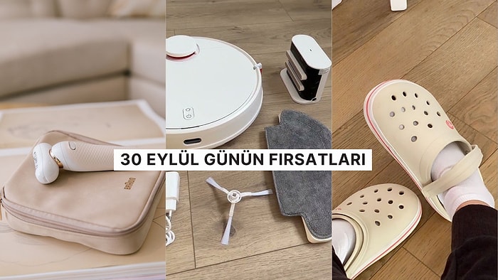 Bugün İndirimde Neler Var? Crocs Terliklerden Xiaomi Robot Süpürgelere 30 Eylül 2024 Günün Fırsatları