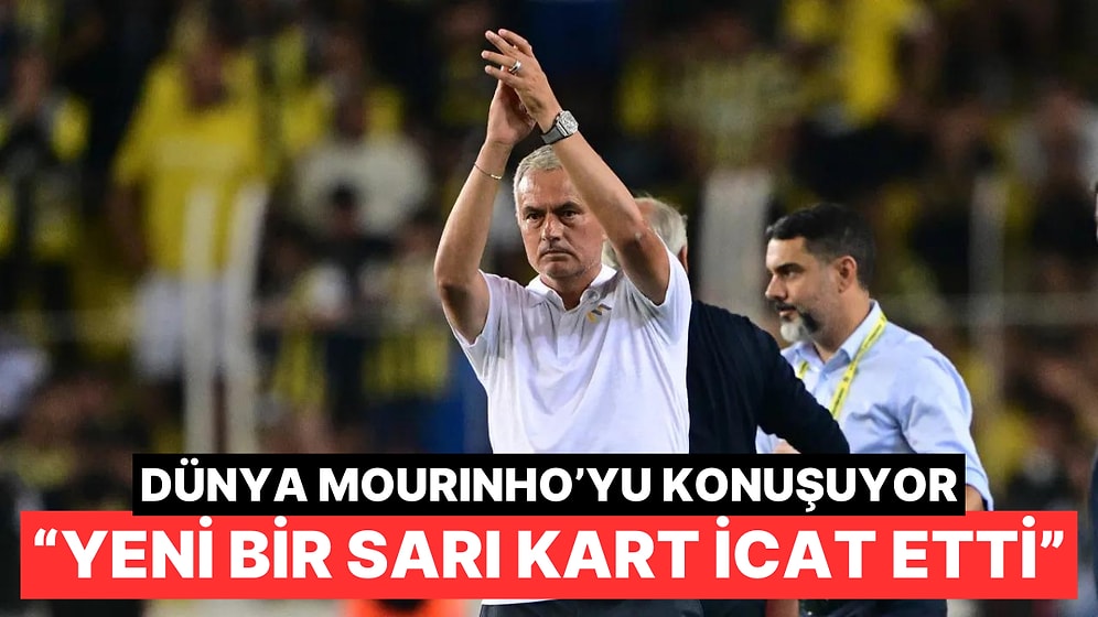 Dünya Jose Mourinho'nun Laptoplu İtirazını Konuşuyor