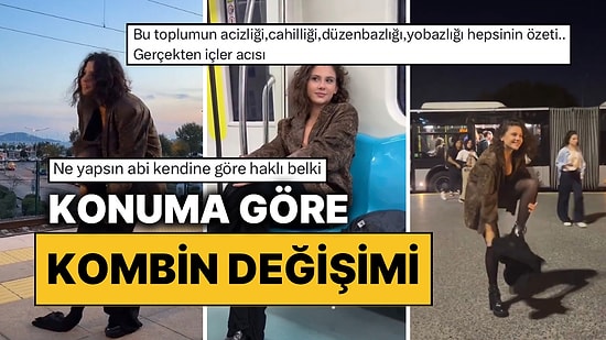 Konser Kombiniyle Toplu Taşımaya Binmek İstemeyen Kadın Pantolon Giyerek Önlem Aldı