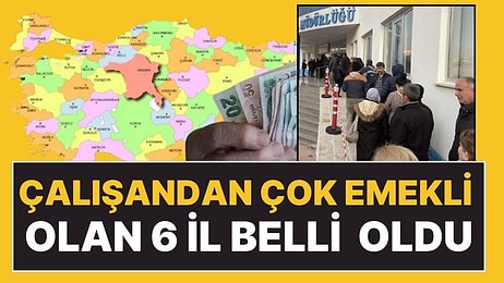 EYT ile Dengeler Değişti: Çalışan Kişi Sayısından Çok Emekli Olan 6 İl Belli Oldu