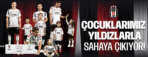 Beşiktaş'ın "Çocuklarımız Yıldızlarda Sahaya Çıkıyor" isimli bir programı mevcut.