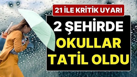 Meteorolojinin Sarı Kodla Uyardığı Bartın ve Zonguldak'ta Okullar Tatil Edildi: 20 Şehir İçin Daha Uyarı Var!