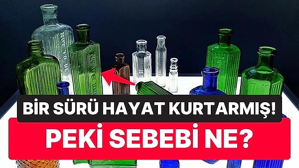 Eskiden kullanılan şişelerde kabartma olmasının aslında çok büyük bir sebebi var. Her ne kadar göze hitap etsin diye yapıldığı düşünülse de bu kabartmalar bir sürü hayat kurtarmış. Peki eskiden neden şişelerin üzerinde kabartma vardı?