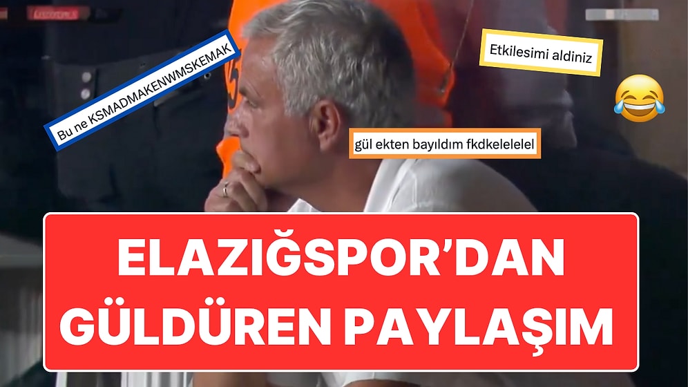 Çimentaş Elazığspor'un Resmi X Hesabından Yaptığı Mourinho Paylaşımı Sosyal Medyada Beğeni Topladı