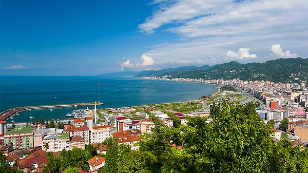 Üçüncü sırada %85,3'lük oranla Doğu Karadeniz'in önemli illerinden Rize var.