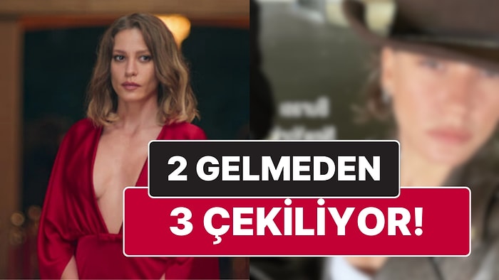 Kimler Geldi Kimler Geçti İçin Amerika'ya Giden Serenay Sarıkaya, Kovboy Tarzıyla Senaryoyu Merak Ettirdi!