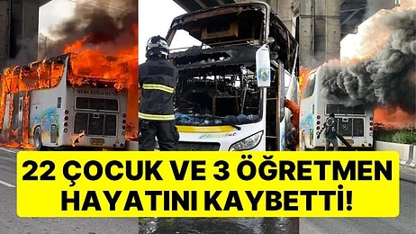 Tayland'da Anaokulu Öğrencilerini Taşıyan Servis Alev Aldı: 22 Çocuk ve 3 Öğretmen Hayatını Kaybetti!