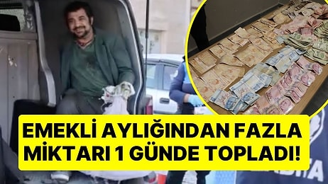 Emekli Aylığından Fazla Miktarı 1 Günde Topladı: Yakalanan Dilencinin Bir Günlük Kazancı Dudak Uçuklattı