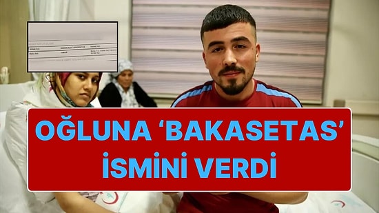 Fanatik Trabzonsporlu Yakup Sağır, Oğluna Hayran Olduğu Futbolcunun İsmini Verdi: ''Bakasetas''