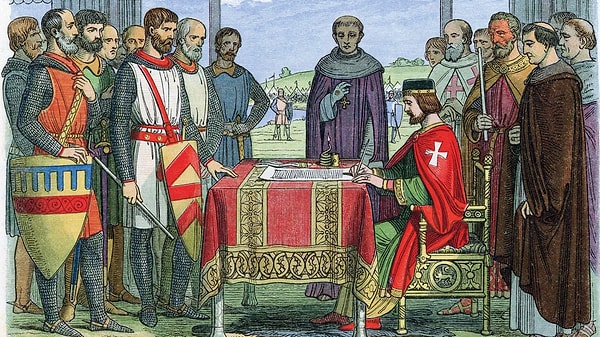 15. Magna Carta hangi yılda imzalandı?