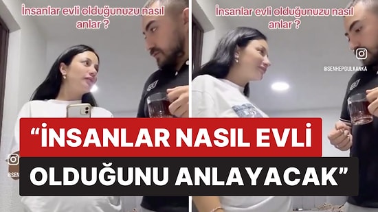 Eşi Yüzük Takmayınca Böyle Tepki Gösterdi: Çiftin Eğlenceli Diyaloğu Yüzlerde Gülümseme Bıraktı
