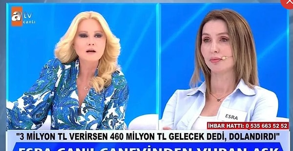 Anlı, Bakır'ın hem avukatı hem de kendisini doğrulayan tanıklarla birlikte toplam 6 kişiyle geldiğini söyledi.