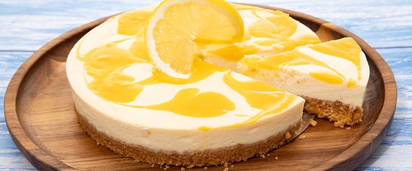 3. Klasik Limonlu Cheesecake