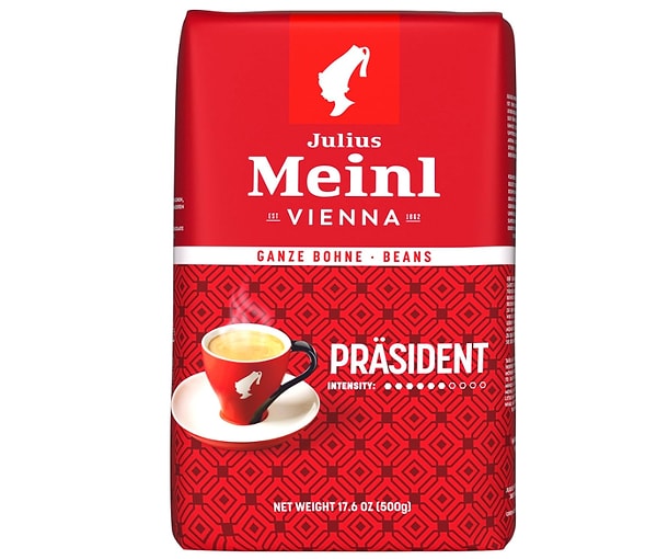 11. Julius Meinl President Çekirdek Kahve, Orta Kavrulmuş, Classic Aromalı, 500 g