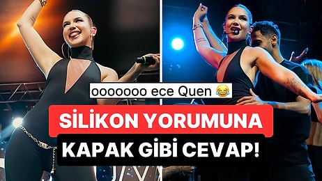 Şarkıcı Ece Mumay 'Silikon Meme' Eleştirisi Yapan Kullanıcıya Kapak Gibi Cevap Verdi!