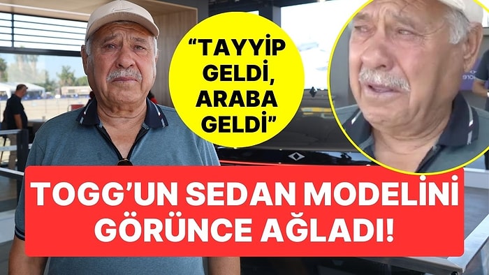 TOGG'un T10F Modelinin Görücüye Çıktığını Gören Vatandaş Ağladı