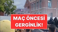 Twente-Fenerbahçe Karşılaşması Öncesi Taraftarlar Arasında Gerginlik: Ortalık Karıştı, Polis Müdahale Etti!