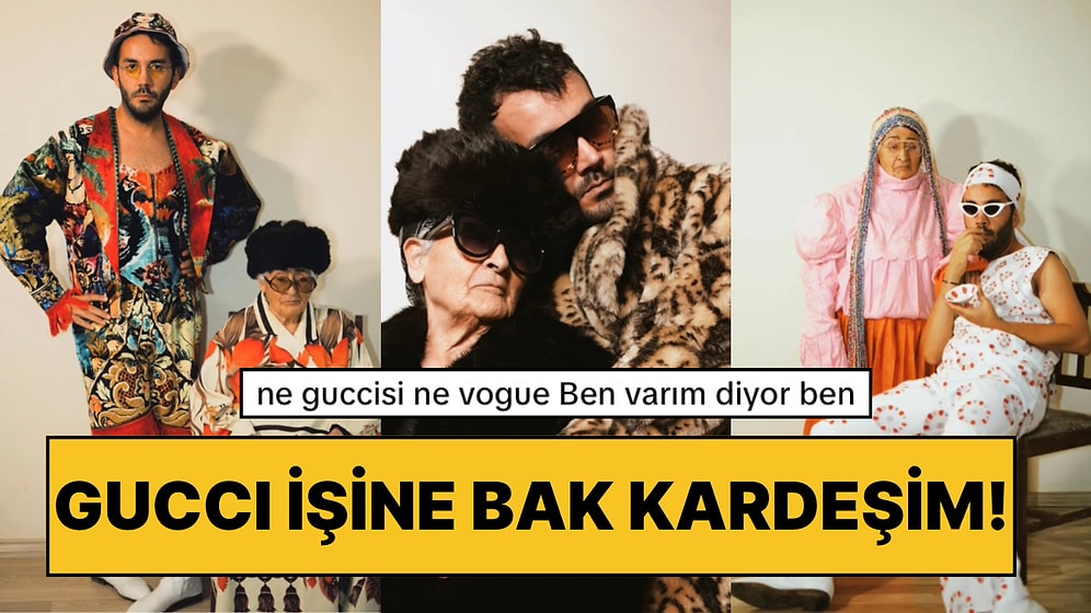 Oğlunun Tasarımlarına Modellik Yapan Annenin Fotoğrafları Hepimizi Büyüledi: “Gucci İşine Bak!”