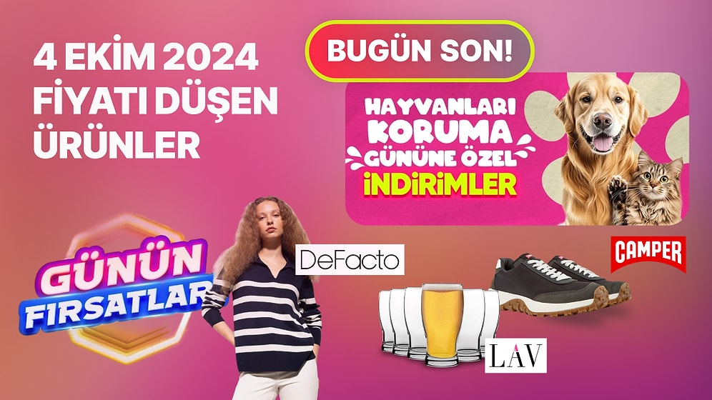 Bugün Hangi Markette ve Markada İndirim Var? 4 Ekim 2024 Fiyatı Düşen Ürünler