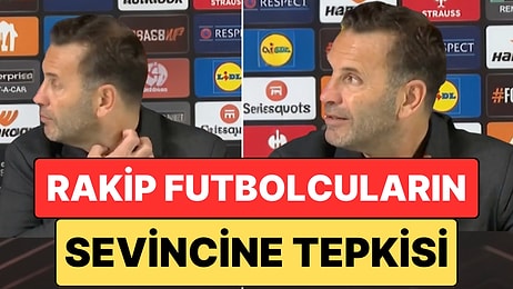 Okan Buruk'tan Basın Toplantısı Sırasında Sevinç Naraları Atan Rigaslı Futbolculara Sessiz Tepki!