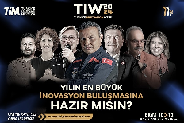 Gelecek inovasyonda, inovasyon Türkiye Innovation Week’te!