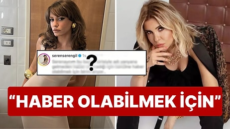 Eviyle Gündem Olan Serenay Sarıkaya'ya 'Narin' Üzerinden Tepki Gösteren Gülben Ergen'e Seren Serengil'den Taş!