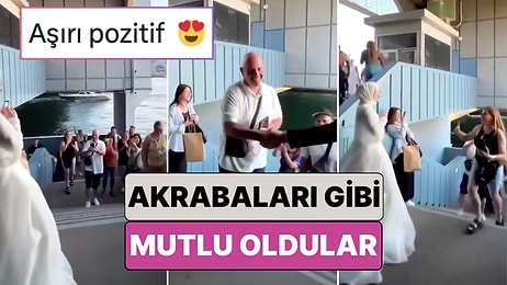 İstanbul Sokaklarında Bir Düğün Fotoğrafı Çekimine Denk Gelen Turist Kafilesinin Coşkusu Gülümsetti