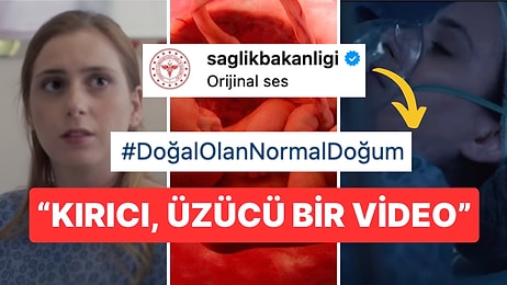 Sağlık Bakanlığı'nın "Doğal Olan Normal Doğum" Kamu Spotu Tepkilerin Odağında